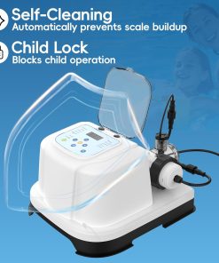 Saltwater Chlorinator for Above Ground Pools, Test Strip Included with Adapter,Salt Water Pool Chlorinator System, Self-Cleaning Saltwater Pool System for Pools up to 20000 Gallons - 6