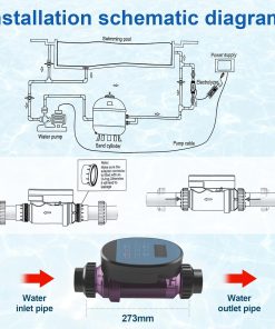 Salt Water Pool Chlorinator System, Suitable 25000 Gallon Pool, Built-in Wi-Fi & App Remote Control, Salt Chlorine Generator with Digital Panel (LC200DA) - 5