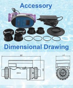 Salt Water Pool Chlorinator System, Suitable 25000 Gallon Pool, Built-in Wi-Fi & App Remote Control, Salt Chlorine Generator with Digital Panel (LC200DA) - 7