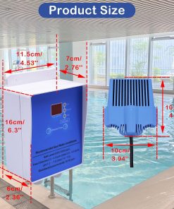 Saltwater Chlorine Generation System,Drop-in Salt System Conversion kit Compatible with Hot Tubs and Swim Spas,Up to 2000 Gallons - 5