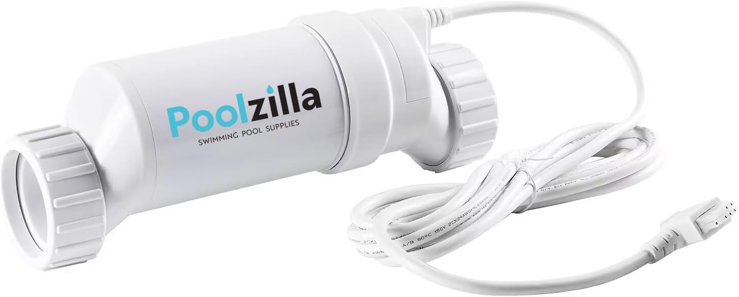 Poolzilla Replacement Salt Cell for In-Ground Swimming Pools up to 40,000 Gallons - Compatible with Hayward T15 - Hayward Aquarite Salt Cell System - 2 Year Warranty - 8