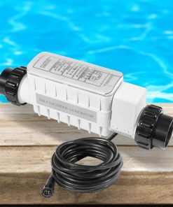 520555 Salt Chlorine Generator Cell, Suitable for Pools Up to 40,000 Gallons, Includes 15 Cable 2 PVC Unions - 8