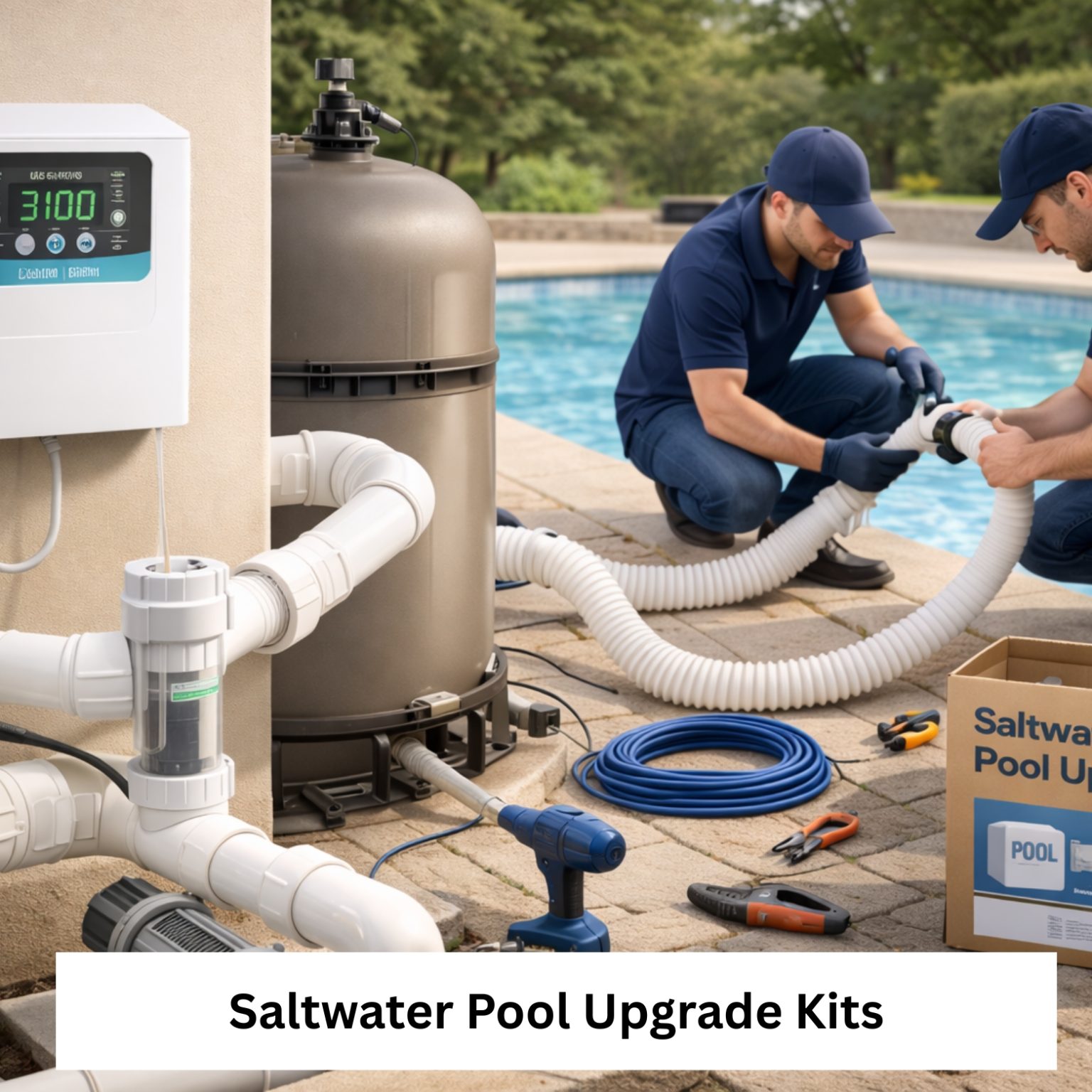 Saltwater Pool Upgrade Kits for Better Pool Performance