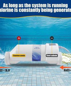 T-15 Salt Water Pool Chlorinator System W3T-Cell-15 TurboCell Salt Chlorination Cell Replacement for In-Ground Swimming Pools up to 40,000 Gallons Compatible - 5