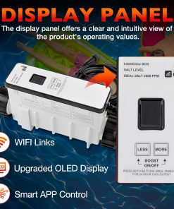 IC40 Salt Cell Replacement, Replaces EC-520555, Compatible with Pentair IntelliChlor IC40 Salt Water Chlorine Generator, Up to 40,000 Gallon In-Ground Pools - 2