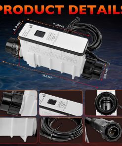 IC40 Salt Cell Replacement, Replaces EC-520555, Compatible with Pentair IntelliChlor IC40 Salt Water Chlorine Generator, Up to 40,000 Gallon In-Ground Pools - 7