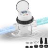Automatic Saltwater Chlorinator for Above-Ground Pools – High-Efficiency Pool Salt Water Chlorination System up to 20,000 Gallons with Self-Cleaning Cell, Adapter and Test Strip - 1