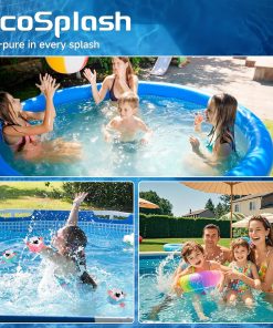 Automatic Saltwater Chlorinator for Above-Ground Pools – High-Efficiency Pool Salt Water Chlorination System up to 20,000 Gallons with Self-Cleaning Cell, Adapter and Test Strip - 6