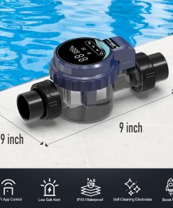 Salt Chlorine Generator for Pools up to 26,500 Gallons, Smart Salt Water Pool Chlorinator System with App Remote Control and Self-Cleaning, One-Touch Operation & Low Maintenance - 2