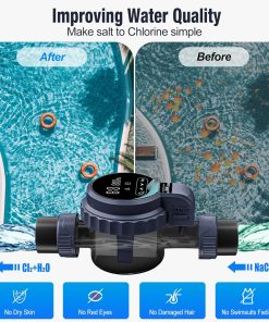 Salt Chlorine Generator for Pools up to 26,500 Gallons, Smart Salt Water Pool Chlorinator System with App Remote Control and Self-Cleaning, One-Touch Operation & Low Maintenance - 3