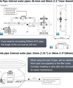 Salt Chlorine Generator for Pools up to 26,500 Gallons, Smart Salt Water Pool Chlorinator System with App Remote Control and Self-Cleaning, One-Touch Operation & Low Maintenance - 5