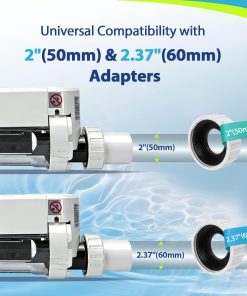 Salt Pool Generator System up to 40000 Gallons, Saltwater Pool System with APP Control, Pool Salt Generator with Digital Display for Inground Pools, Salt Cell for Pools - 5