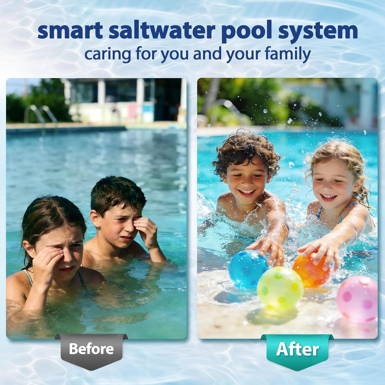 Salt Pool Generator System up to 40000 Gallons, Saltwater Pool System with APP Control, Pool Salt Generator with Digital Display for Inground Pools, Salt Cell for Pools - 6