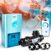 Salt Water Pool Chlorinator System – Smart Saltwater Chlorine Generator with Titanium Cell, FCC & ETL Certified, Wi-Fi & App Control, Digital Panel, Self-Cleaning, for Pools - 1