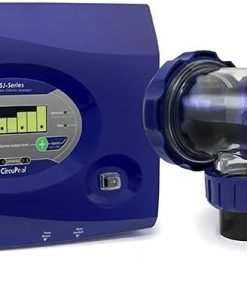 CircuPool SJ55 Salt Water Pool Chlorinator System - 3 Year Manufacturer Warranty - Complete Salt Chlorine Generator for up to 55,000 Gallon In-Ground Pools - 1