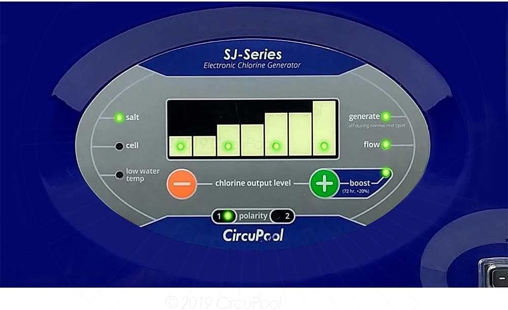 CircuPool SJ55 Salt Water Pool Chlorinator System | 3 Year Manufacturer Warranty | Complete Salt Chlorine Generator for up to 55,000 Gallon In-Ground Pools - Image 2