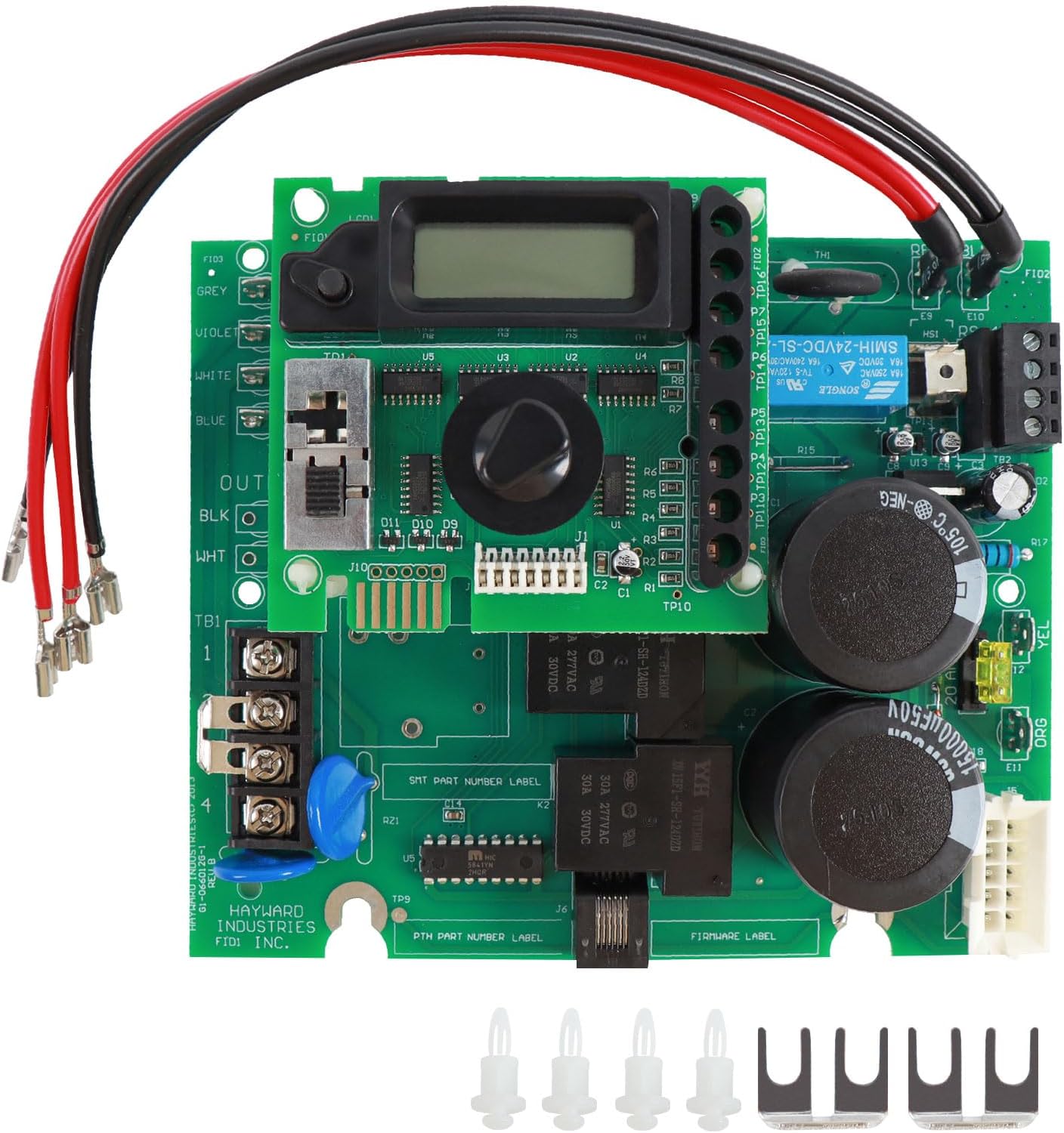GLX-PCB-RITE Main Circuit Board & GLX-PCB-DSP Display Board Compitable with Goldline Aqua Rite Salt Chlorine Generators - 1