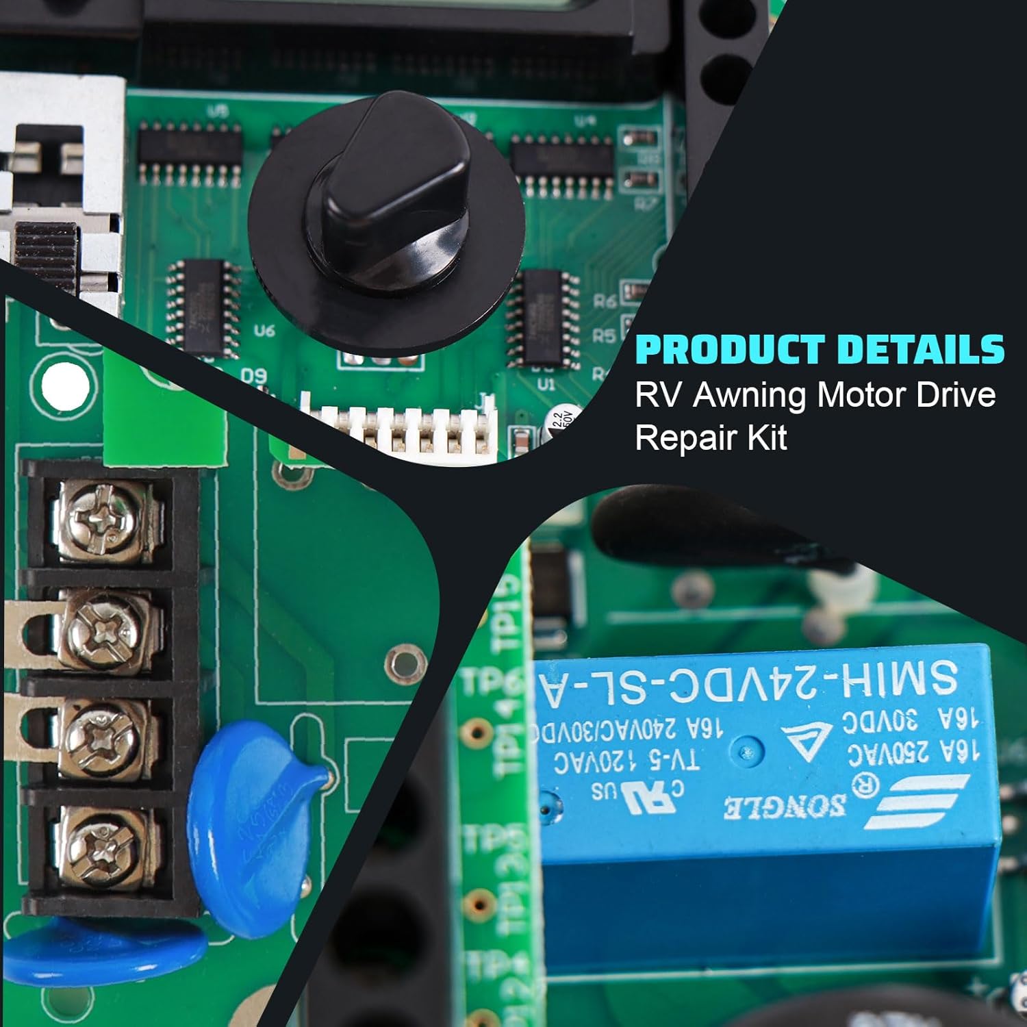 GLX-PCB-RITE Main Circuit Board & GLX-PCB-DSP Display Board Compitable with Goldline Aqua Rite Salt Chlorine Generators - Image 3