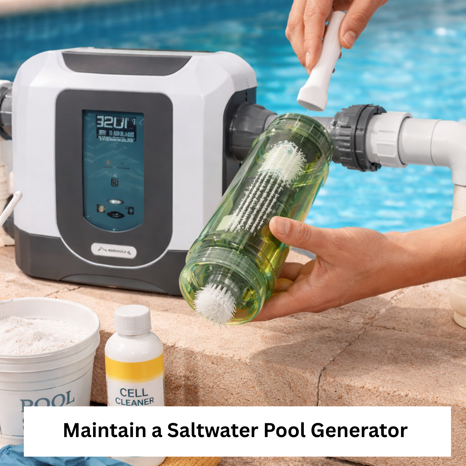 Maintain a Saltwater Pool Generator Easy Step Guide
