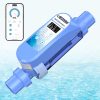 Salt Chlorine Generator for Above Ground Pools up to 13,000 Gallons, IP65 Saltwater Chlorinator System with App Control, Self-Cleaning Titanium Cell, Salt Water Pool Conversion Kit - 1