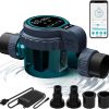 Smart Saltwater Pool Chlorinator System for 26,500 Gallons Above Ground Pool, Automated Salt Chlorine Generator with APP Control, Titanium Cell, One-Touch Operation & Low Maintenance - 1
