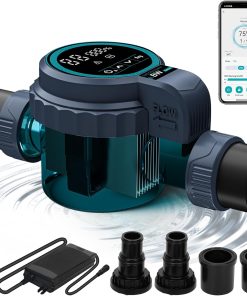 Smart Saltwater Pool Chlorinator System for 26,500 Gallons Above Ground Pool, Automated Salt Chlorine Generator with APP Control, Titanium Cell, One-Touch Operation & Low Maintenance - 1