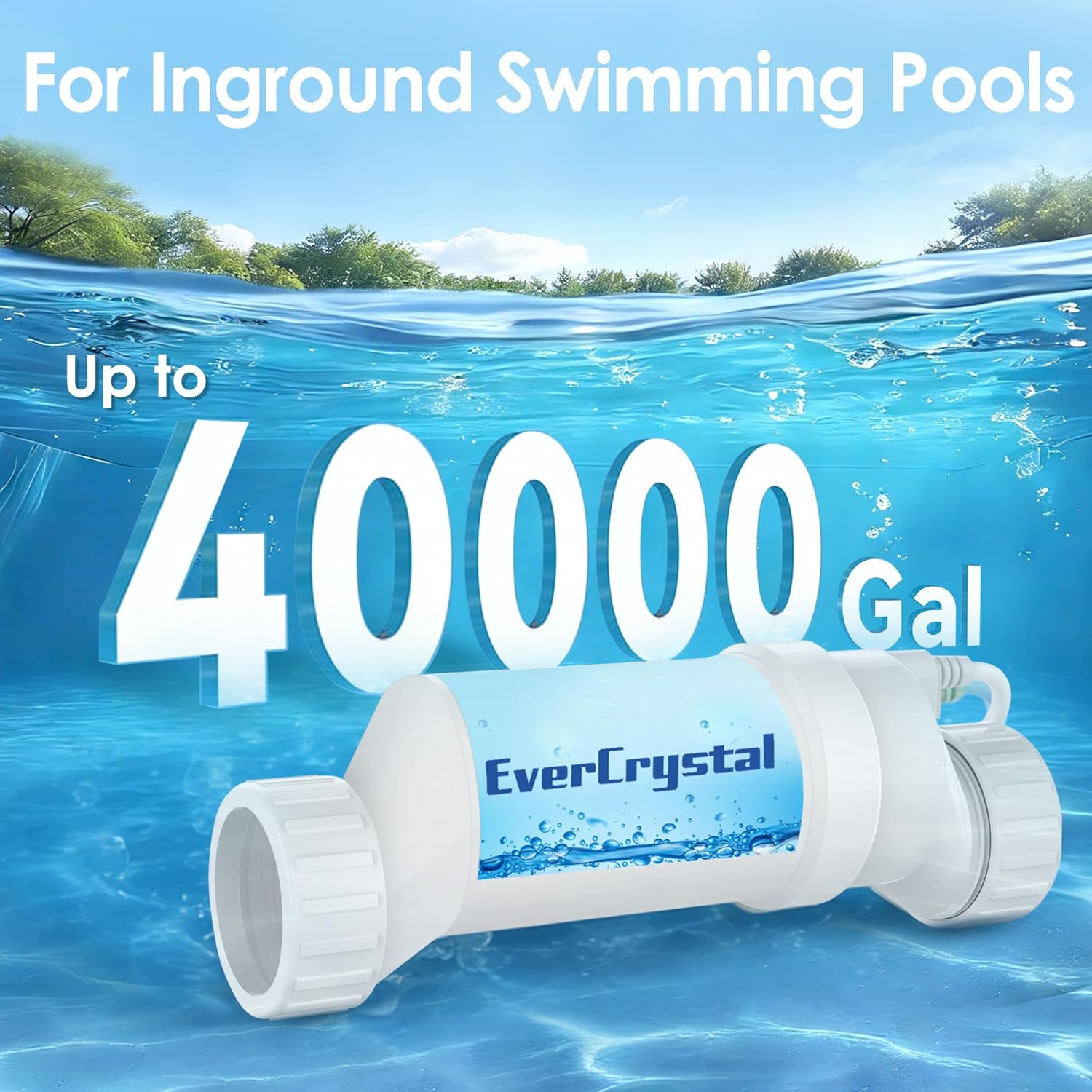 Salt Cell for Pool, Fits for Hayward Salt Cell T-15, Chlorine Generator Cell for Salt Water Pool, Up to 40,000 Gallon In-Ground Swimming Pools - Image 5