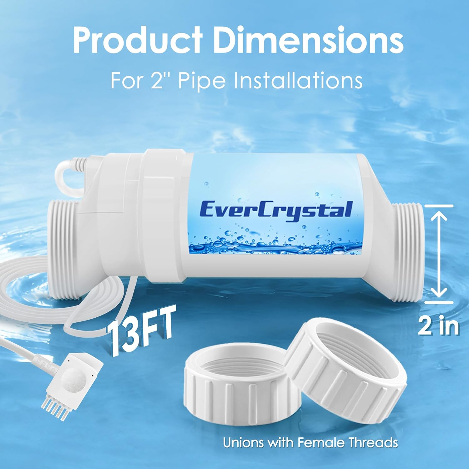 Salt Cell for Pool, Fits for Hayward Salt Cell T-15, Chlorine Generator Cell for Salt Water Pool, Up to 40,000 Gallon In-Ground Swimming Pools - Image 3