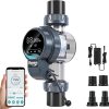 Salt Chlorine Generator Above Ground Pool 27000 Gallons, Saltwater Pool Chlorinator System with WiFi&APP Control,Salt Cell for Inground Pool, USA Titanium Cell - 1