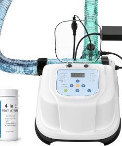 Salt Chlorine Generator - for Above Ground Pools up to 10,000 Gallons, Intelligent Saltwater Pool System with Auto Chlorine Calculation, Salt Level Detection & Smart Salt Addition Guidance - 1