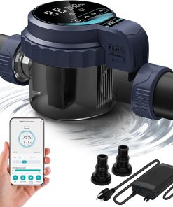 Salt Chlorine Generator for Pools up to 13,200 Gallons, Smart Saltwater Pool Chlorinator System with Titanium Plate Self-Cleaning & Wi-Fi App Control, Salt Pool Chlorine Generator - 1