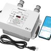 WiFi Salt Chlorine Generator, Westaho Salt Water Pool Chlorinator System with APP Remote Control, USA Titanium Salt Cell, Compatible with Intex Pool, for Above Ground Pools - 1