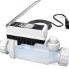 Salt Cell for Pool - Fits for Pentair Salt Cell, Upgraded Flow Switch with Temp-Salinity Sensor, Replacement Salt Cell Chlorine Generator, up to 20,000 Gal Pool - 1
