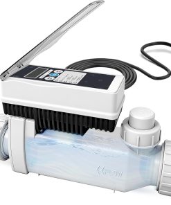 Salt Cell for Pool - Fits for Pentair Salt Cell, Upgraded Flow Switch with Temp-Salinity Sensor, Replacement Salt Cell Chlorine Generator, up to 20,000 Gal Pool - 1