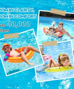 Alternative view of Salt Chlorine Generator, Westaho Pool Salt System for Inground Pools Up to 40,000 Gallons, 1.4 lb Chlorine Output, USA Titanium Cell with 10,000-Hour Lifespan, Built-in Power Supply
