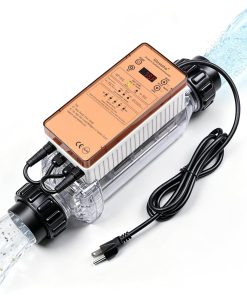Salt Chlorine Generator - Westaho Pool Salt System for Inground Pools up to 25,000 Gallons, USA Titanium Cell (10,000-Hour Lifespan) & Waterproof Control Panel, Built-in Power Supply, 12G-H - 1