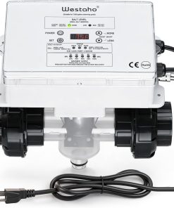 Saltwater Pool System, Westaho Salt Chlorine Generator with USA Titanium Cell & Waterproof Control Panel, for Inground Pools up to 15,000 Gallons - 1
