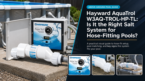 Hayward AquaTrol W3AQ-TROL-HP-TL salt system guide for hose-fitting above-ground pools