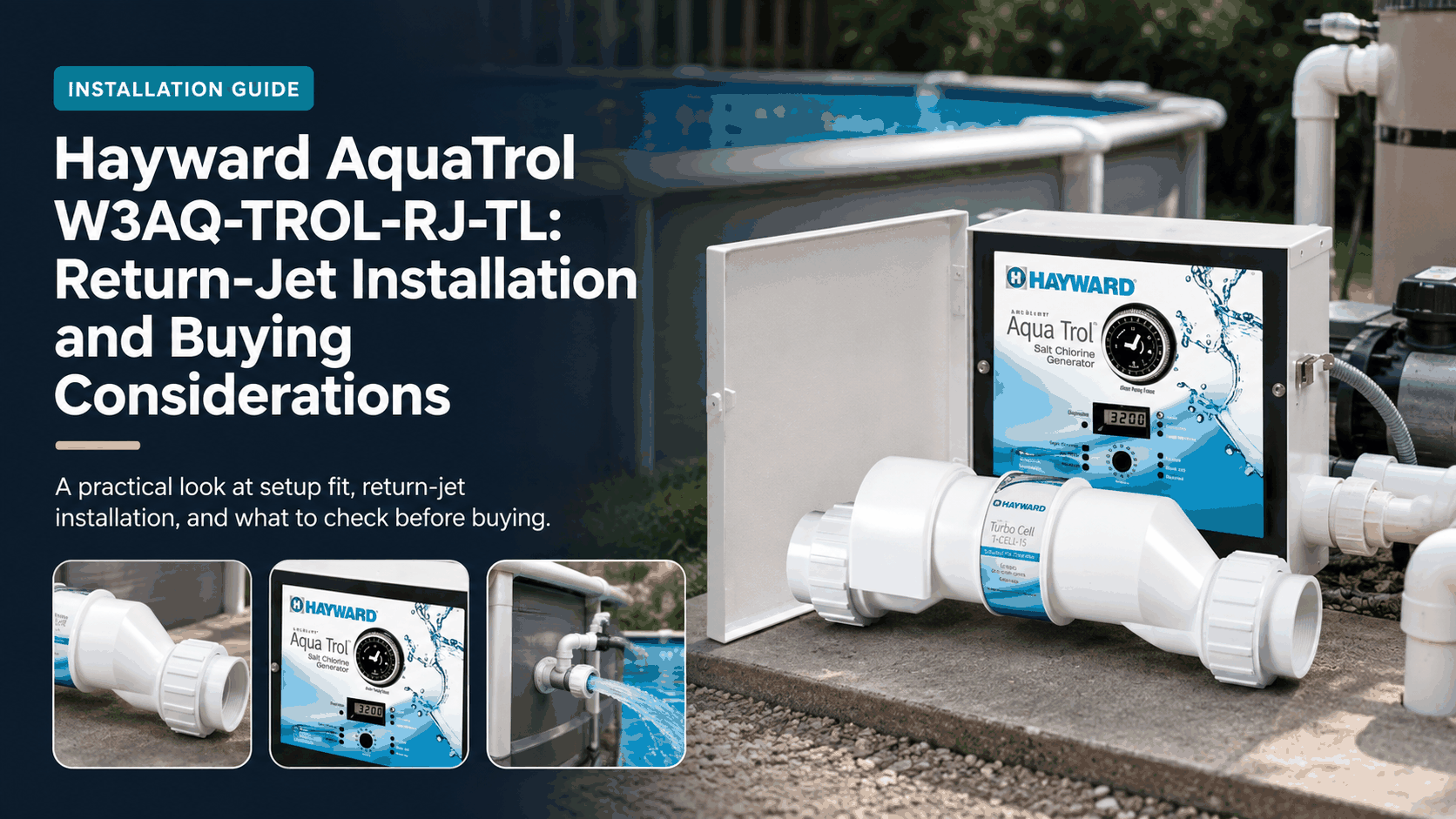 Hayward AquaTrol W3AQ-TROL-RJ-TL return-jet salt chlorination system buying guide