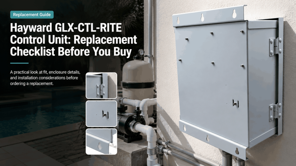 Hayward GLX-CTL-RITE Control Unit replacement checklist for AquaRite salt systems