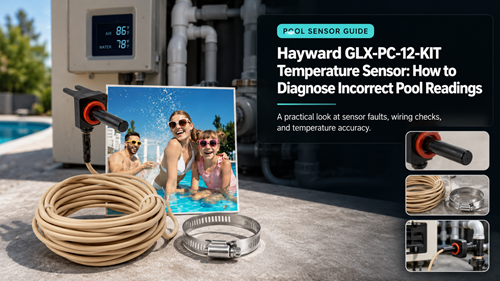 Hayward GLX-PC-12-KIT Temperature Sensor diagnostic guide for incorrect pool readings