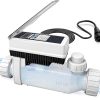 Salt Cell for Pool - Fits for Pentair Salt Cell, up to 40,000 Gal Pool - Upgraded Flow Switch with Temp-Salinity Sensor, Replacement Salt Cell Chlorine Generator, 1-Year Warranty - 1