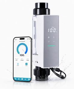 Smart Salt Chlorine Generator with WiFi App Control, Self-Cleaning Titanium Cell, Auto Salt Level Detection, Saltwater Pool Chlorinator System for Pools up to 30,000 Gallons - 1