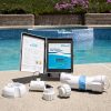 XtremepowerUS 15K Salt Chlorination System for In-Ground Pools Up to 15,000 Gallons Pool Flow Switch Cell Fitting Complete System, Cleaning Stand - 1