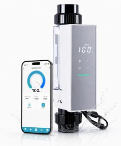 Smart Salt Chlorine Generator with WiFi App Control, Self-Cleaning Titanium Cell, Auto Salt Level Detection, Saltwater Pool Chlorinator System for Pools up to 25,000 Gallons - 1