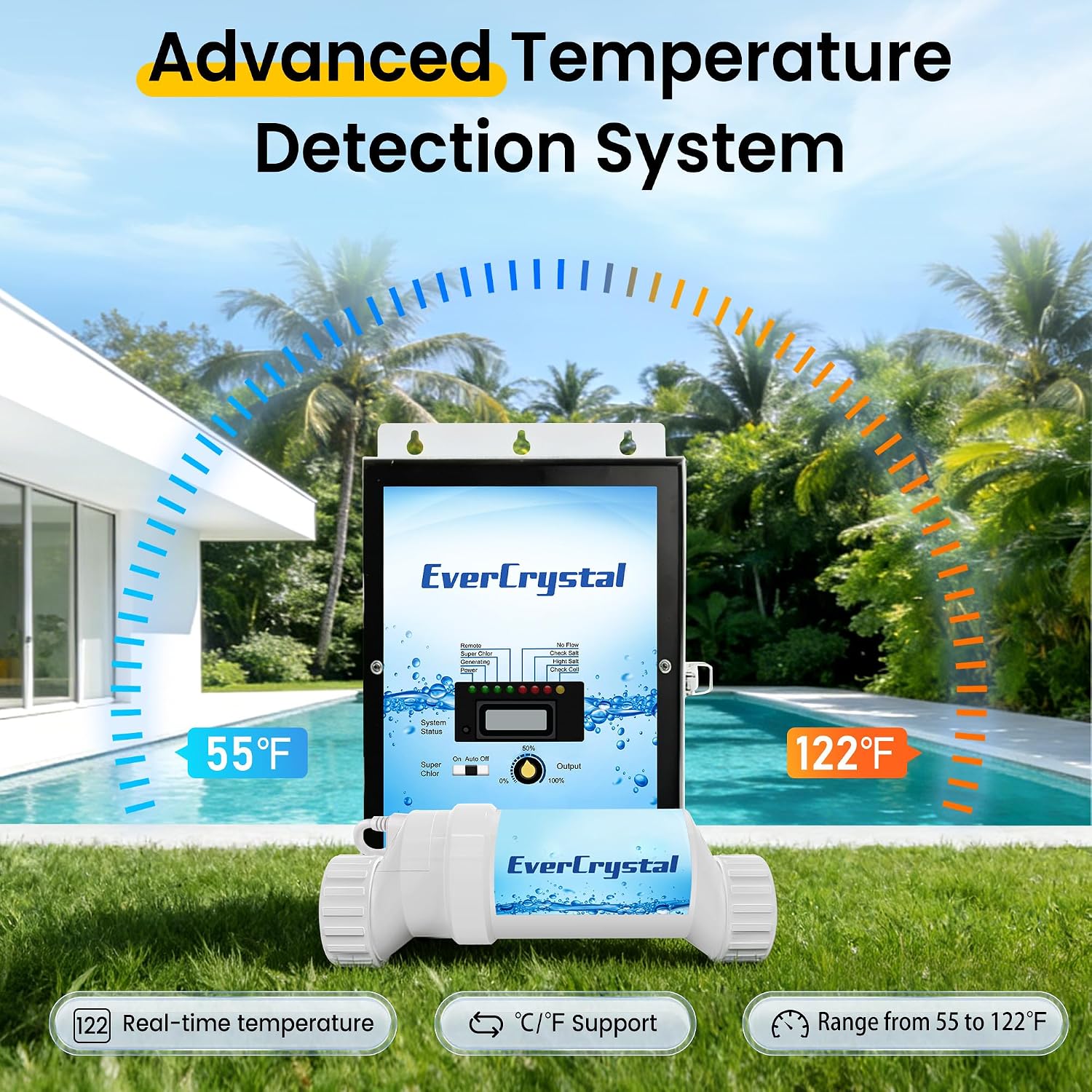 Smart Salt Water Pool Chlorinator System for In-Ground Pools - Image 6