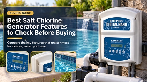 Best salt chlorine generator features to compare before buying pool equipment